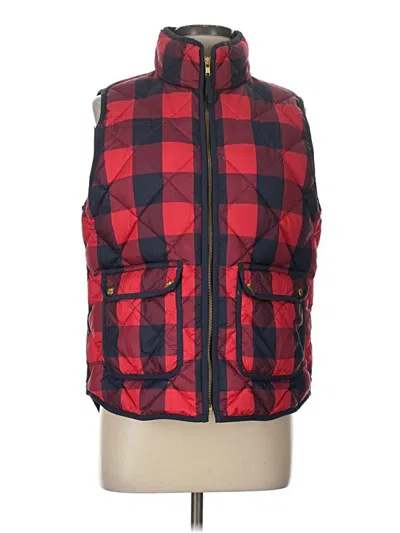 Pre-owned Jcrew Vest In Red
