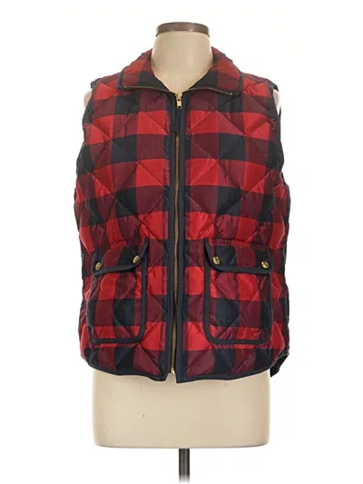Pre-owned Jcrew Vest In Red