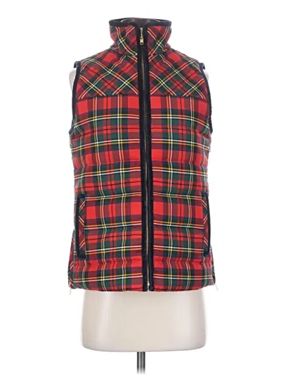 Pre-owned Jcrew Vest In Red