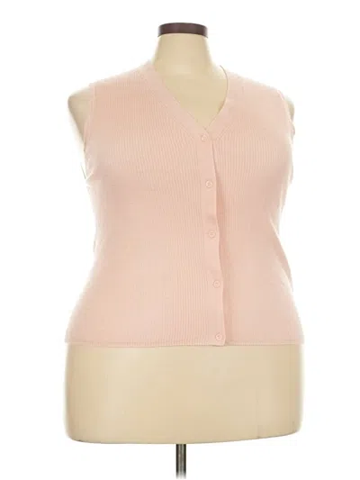 Pre-owned Jcrew Vest In Tan