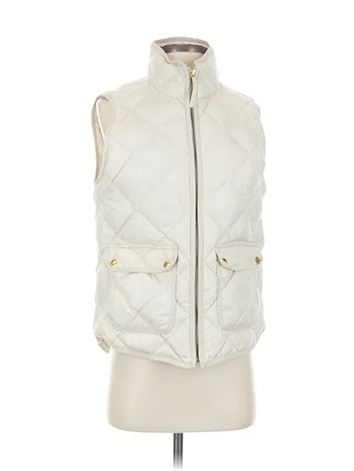 Pre-owned Jcrew Vest In White