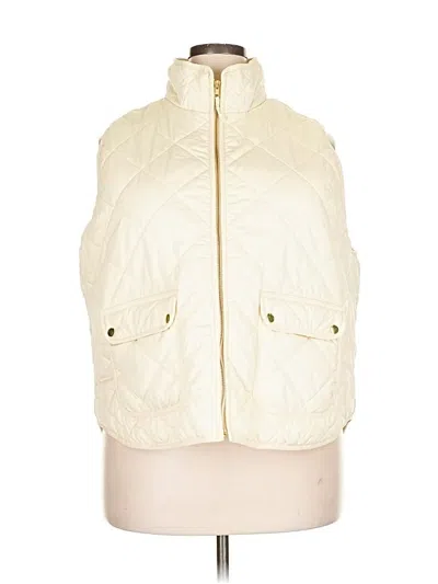 Pre-owned Jcrew Vest In White