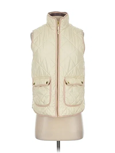 Pre-owned Jcrew Vest In White