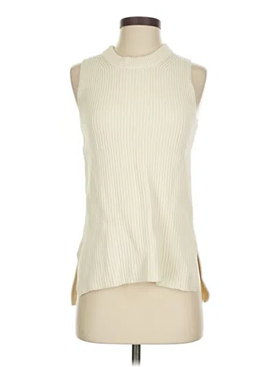 Pre-owned Jcrew Vest In White