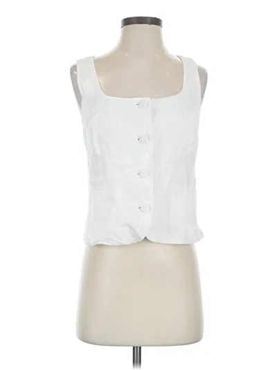 Pre-owned Jcrew Vest In White