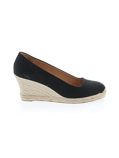 Pre-owned Jcrew Wedges In Black