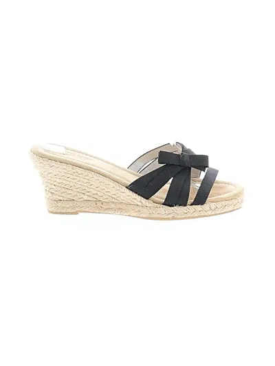 Pre-owned Jcrew Wedges In Black
