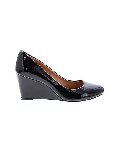 Pre-owned Jcrew Wedges In Black
