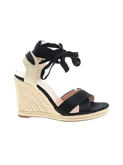 Pre-owned Jcrew Wedges In Black