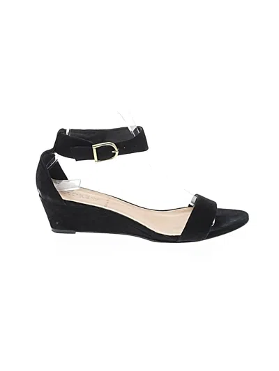 Pre-owned Jcrew Wedges In Black