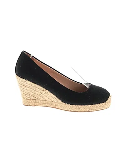 Pre-owned Jcrew Wedges In Black