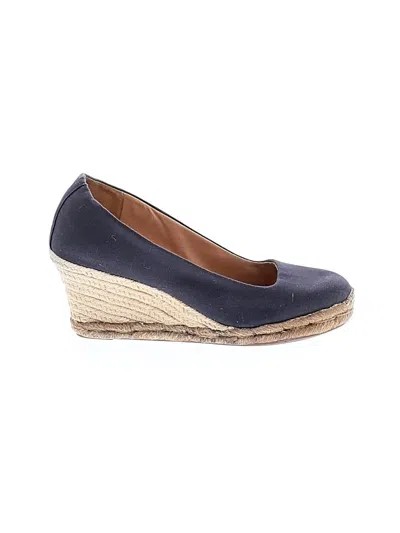 Pre-owned Jcrew Wedges In Blue