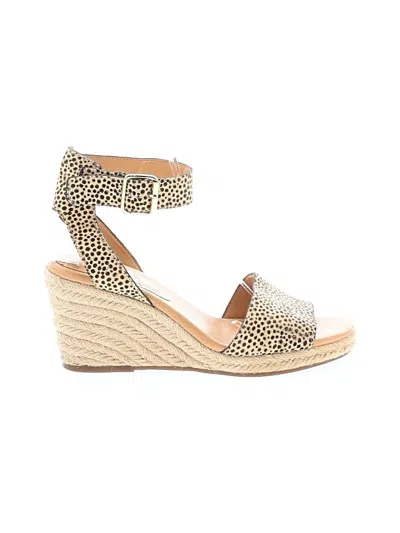 Pre-owned Jcrew Wedges In Brown