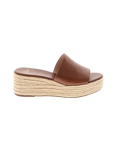 Pre-owned Jcrew Wedges In Brown