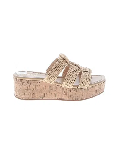 Pre-owned Jcrew Wedges In Gold