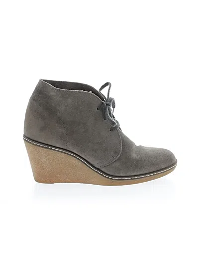 Pre-owned Jcrew Wedges In Gray