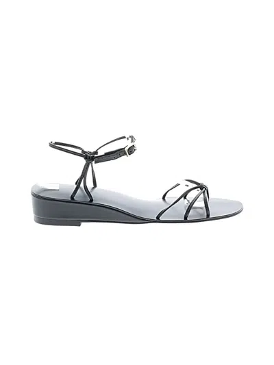 Pre-owned Jcrew Wedges In Gray