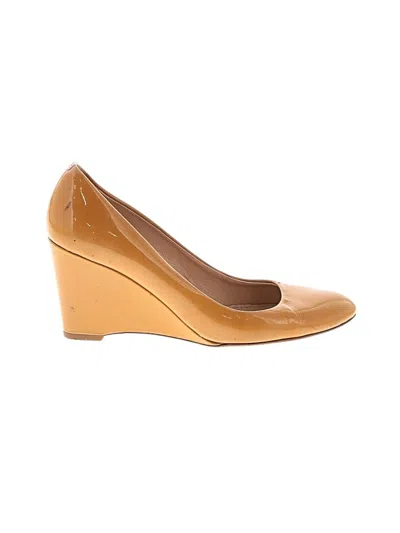 Pre-owned Jcrew Wedges In Orange