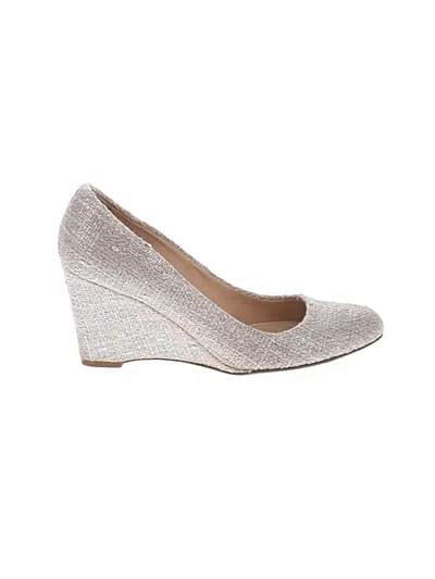 Pre-owned Jcrew Wedges In Silver
