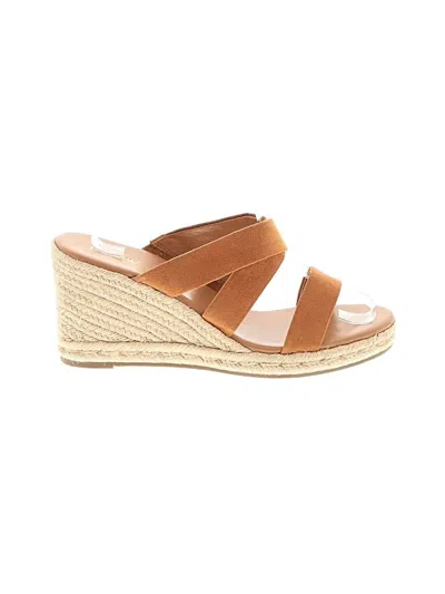 Pre-owned Jcrew Wedges In Tan
