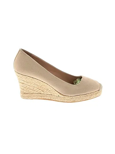 Pre-owned Jcrew Wedges In Tan