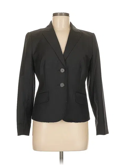 Pre-owned Jcrew Wool Blazer Jacket In Black