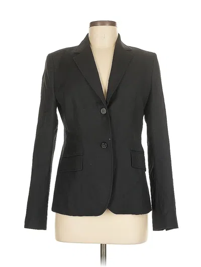 Pre-owned Jcrew Wool Blazer Jacket In Black