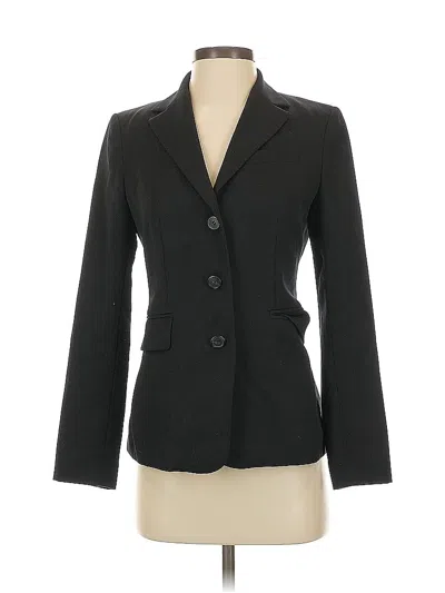 Pre-owned Jcrew Wool Blazer Jacket In Black