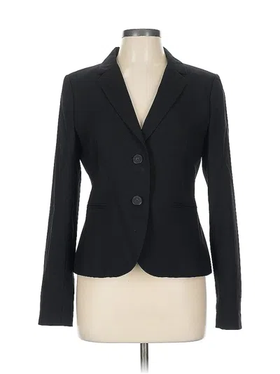 Pre-owned Jcrew Wool Blazer Jacket In Black