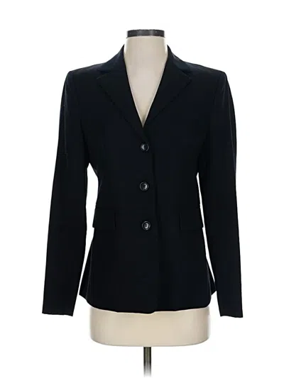 Pre-owned Jcrew Wool Blazer Jacket In Black