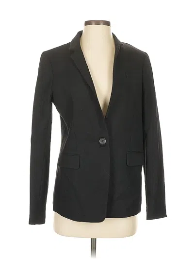 Pre-owned Jcrew Wool Blazer Jacket In Black