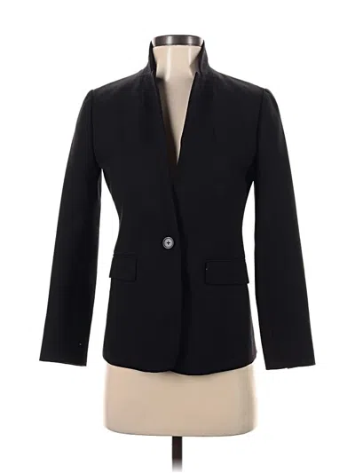 Pre-owned Jcrew Wool Blazer Jacket In Black