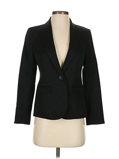 Pre-owned Jcrew Wool Blazer Jacket In Black