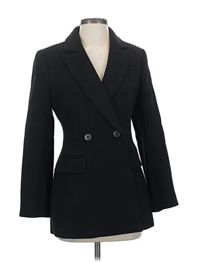 Pre-owned Jcrew Wool Blazer Jacket In Black