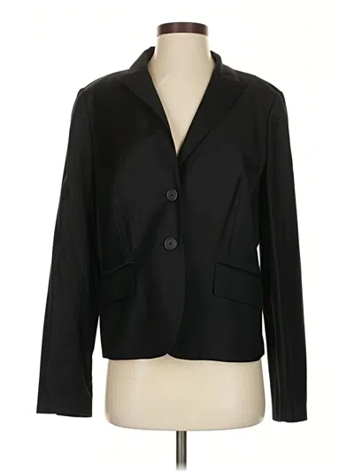 Pre-owned Jcrew Wool Blazer Jacket In Black
