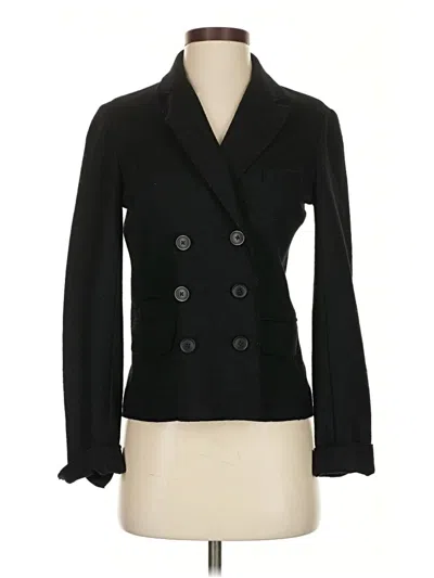 Pre-owned Jcrew Wool Blazer Jacket In Black