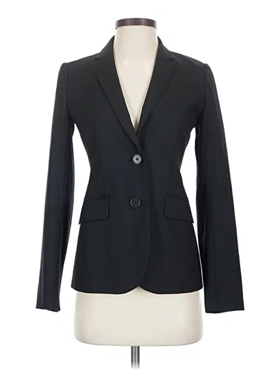 Pre-owned Jcrew Wool Blazer Jacket In Black