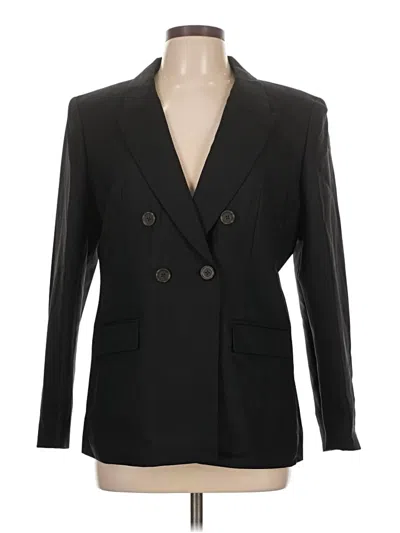 Pre-owned Jcrew Wool Blazer Jacket In Black