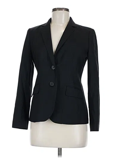 Pre-owned Jcrew Wool Blazer Jacket In Black