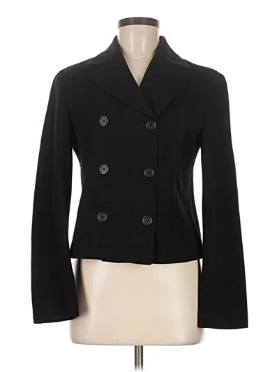 Pre-owned Jcrew Wool Blazer Jacket In Black