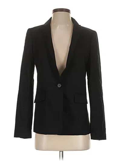 Pre-owned Jcrew Wool Blazer Jacket In Black