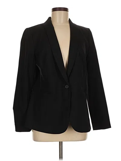 Pre-owned Jcrew Wool Blazer Jacket In Black
