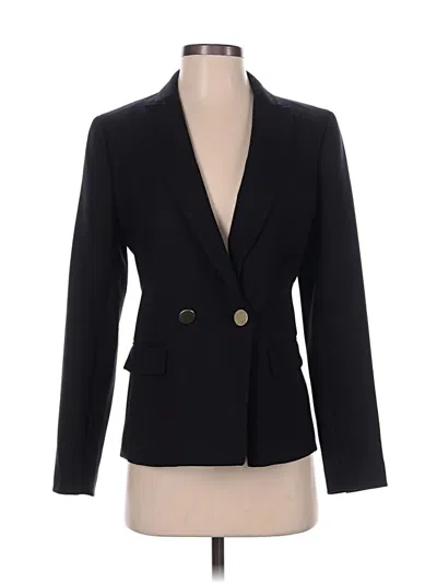 Pre-owned Jcrew Wool Blazer Jacket In Black