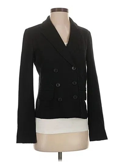 Pre-owned Jcrew Wool Blazer Jacket In Black