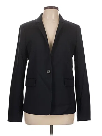 Pre-owned Jcrew Wool Blazer Jacket In Black