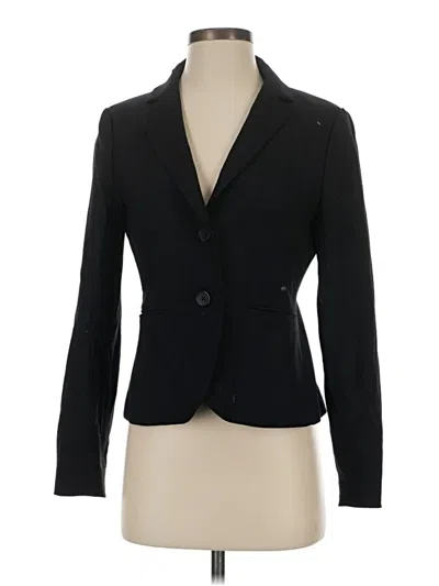 Pre-owned Jcrew Wool Blazer Jacket In Black