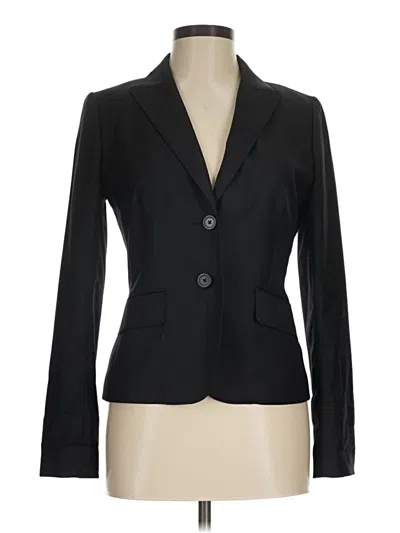 Pre-owned Jcrew Wool Blazer Jacket In Black