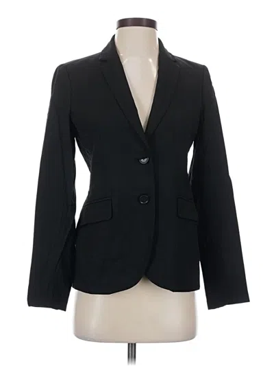 Pre-owned Jcrew Wool Blazer Jacket In Black