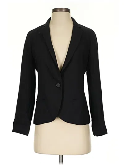 Pre-owned Jcrew Wool Blazer Jacket In Black
