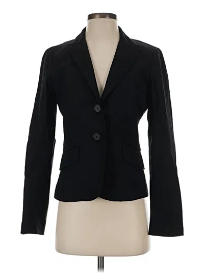 Pre-owned Jcrew Wool Blazer Jacket In Black